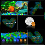 💥Glow-in-the-dark Rocks: illuminate your exterior with an enchanting glow!