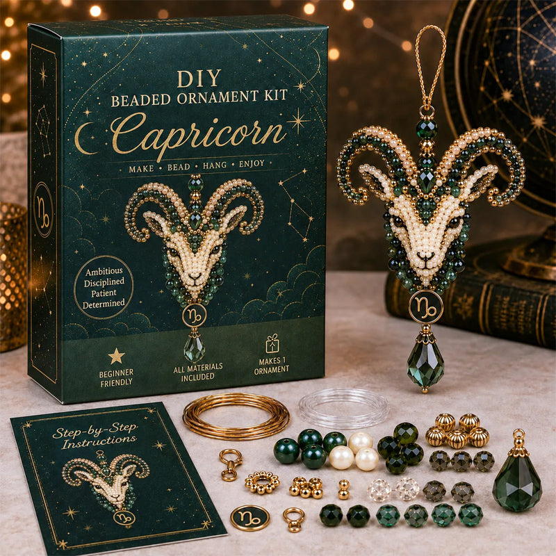Make Your Own Zodiac Beaded Charm ✨ DIY Blessing Ornament Kit