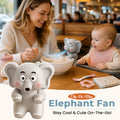 🐘 Elegant Collectible Elephant Clip-On Mini Fan | Baby Food Cooling Holiday Practical Gift