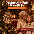 🎄 Winter Animal Spherical Holiday Accent