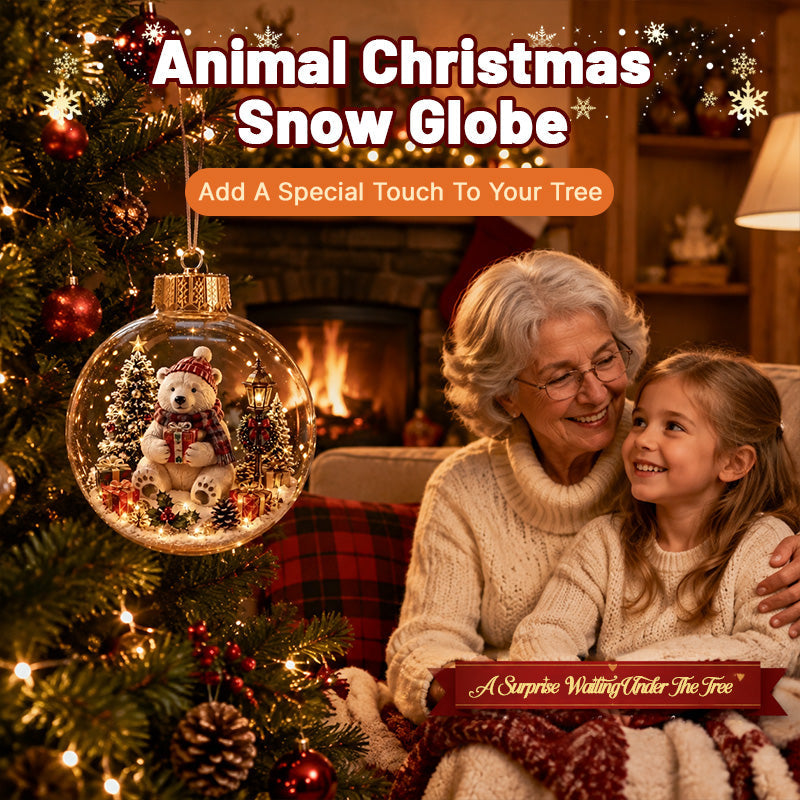 🎄 Winter Animal Spherical Holiday Accent