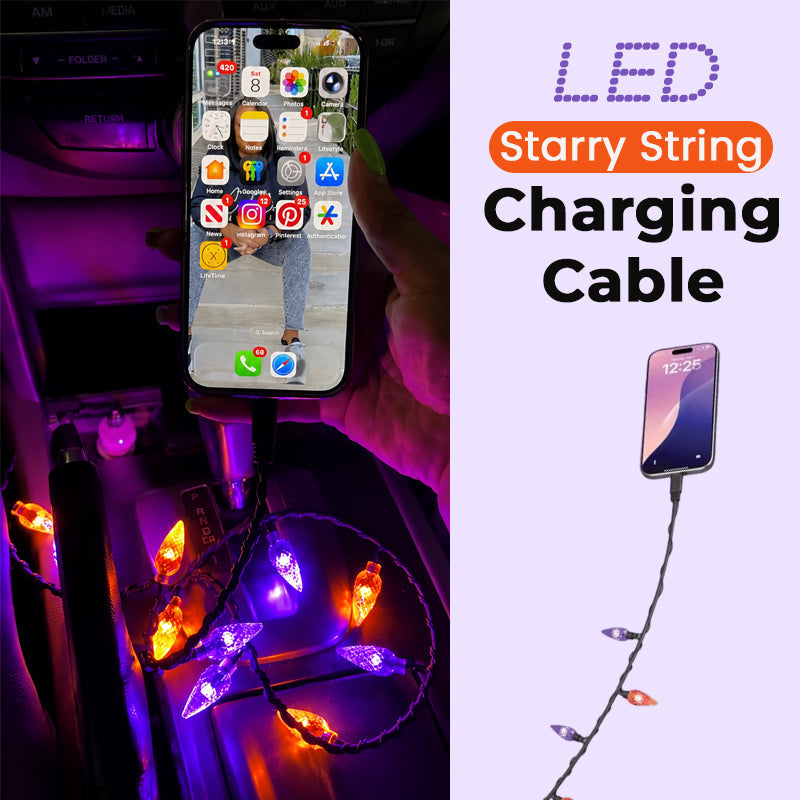 🎃 Halloween‑Themed Glowing Multi‑Scene Charging Accessory Cord