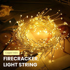 💛 3‑Tone Christmas Fairy Lights, Flexible Bendable Wire For Tree, Garland & Staircase Decor