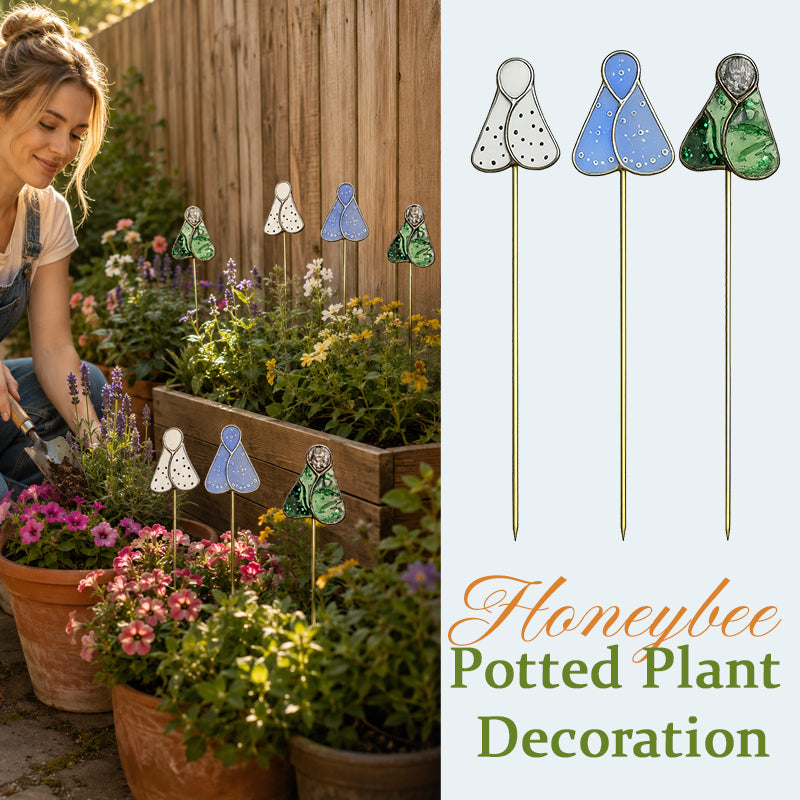 🐝Honeybee Potted Plant Decoration