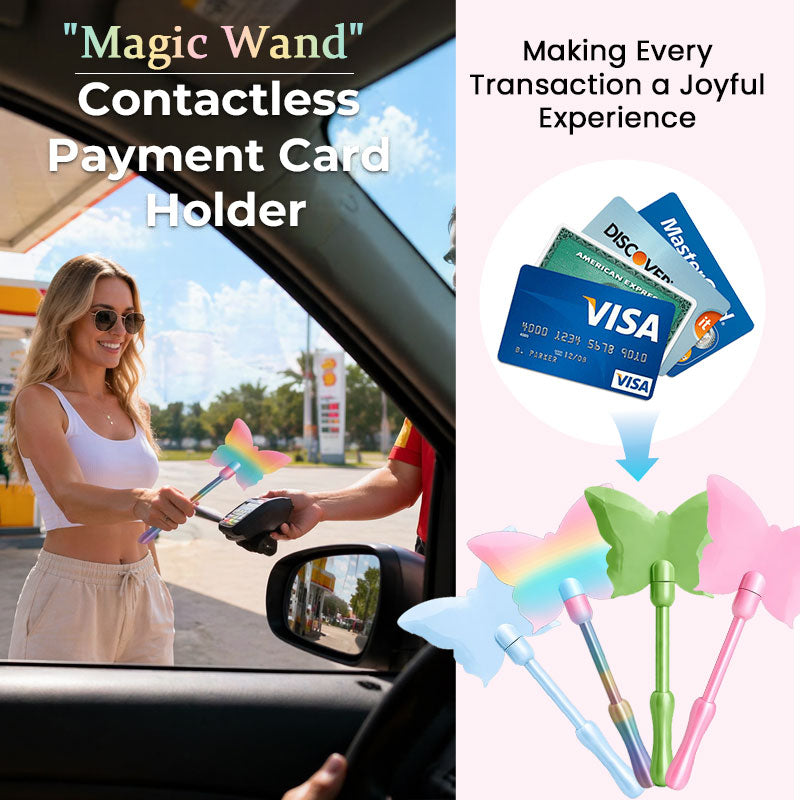 🌈Magic Wand Tap-to-Pay Card Holder: Spark Joy in Every Transaction