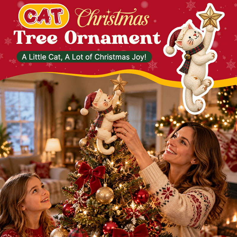 🐱 Cat Christmas Tree Ornament — Tired Of Generic Plain Christmas Decor!