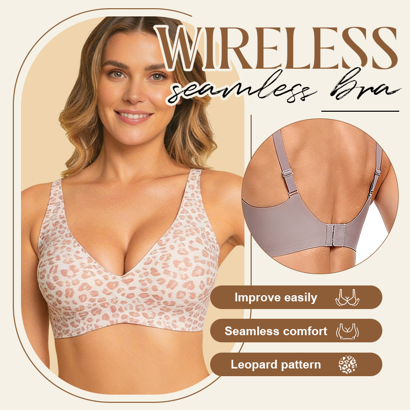 💗LIMITED TIME SALE 50% OFF⚡50K+ SOLD💕Seamless Wire-Free Leopard Print Bra
