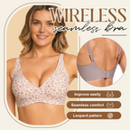💗LIMITED TIME SALE 50% OFF⚡50K+ SOLD💕Seamless Wire-Free Leopard Print Bra