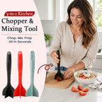 🔪3-in-1 Kitchen Chopper & Mixing Tool