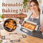 🥐 Cross‑Shape Food‑Safe Baking Liner, Simple Clean‑Up Alternative To Disposable Parchment Paper