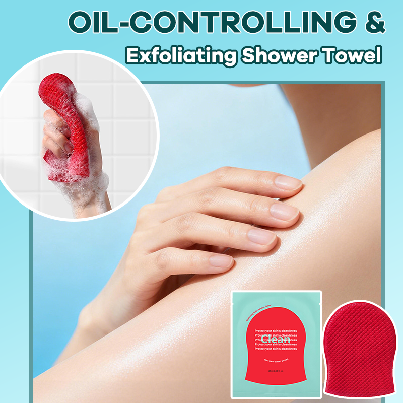 🧼Oil-Controlling & Exfoliating Shower Towel