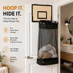 🏡🧺Wooden Wall-mounted Basketball Basket Hanging Door