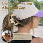 🧢 Oversized Hat-Friendly Hair Claw Clip 🧢