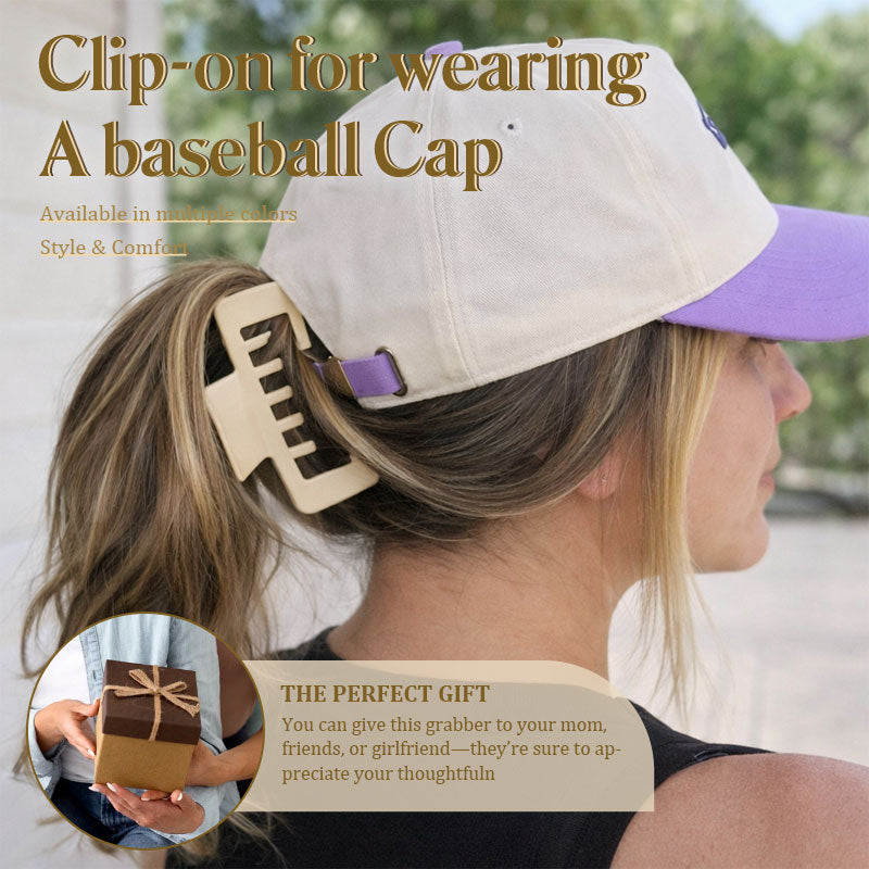 🧢 Oversized Hat-Friendly Hair Claw Clip 🧢