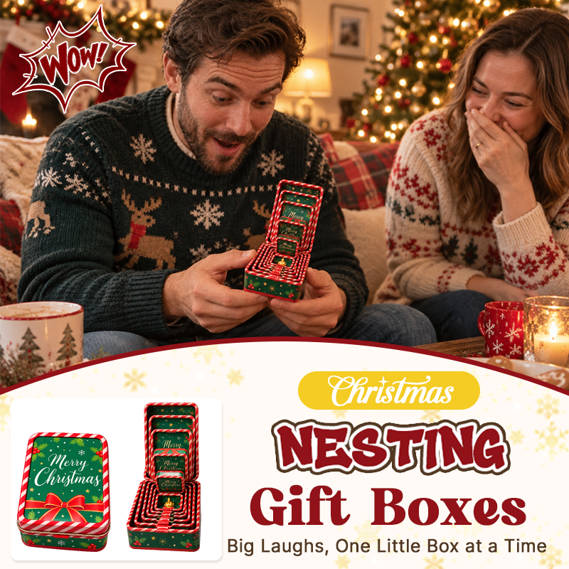 🎄 Funny Christmas Nesting Boxes – Epic Slow Reveal Gift Game!