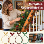 🎄Christmas Wreath Fastening Ties | Reusable Holiday Decor Securing Cords