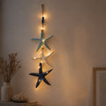 🏠🌊Mediterranean Decorative Starfish & Fish Hanging Ornaments for Home, Cafe & Restaurant - Ocean Style Crafts