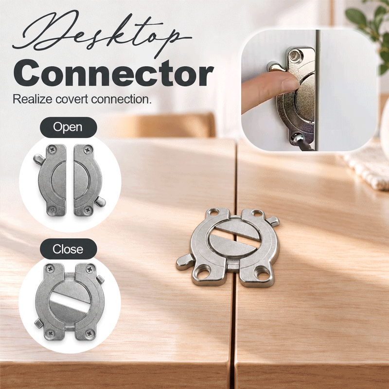 🔧 Tabletop Joining Connector & Fastener – Perfect Flush Table Panel Joints!