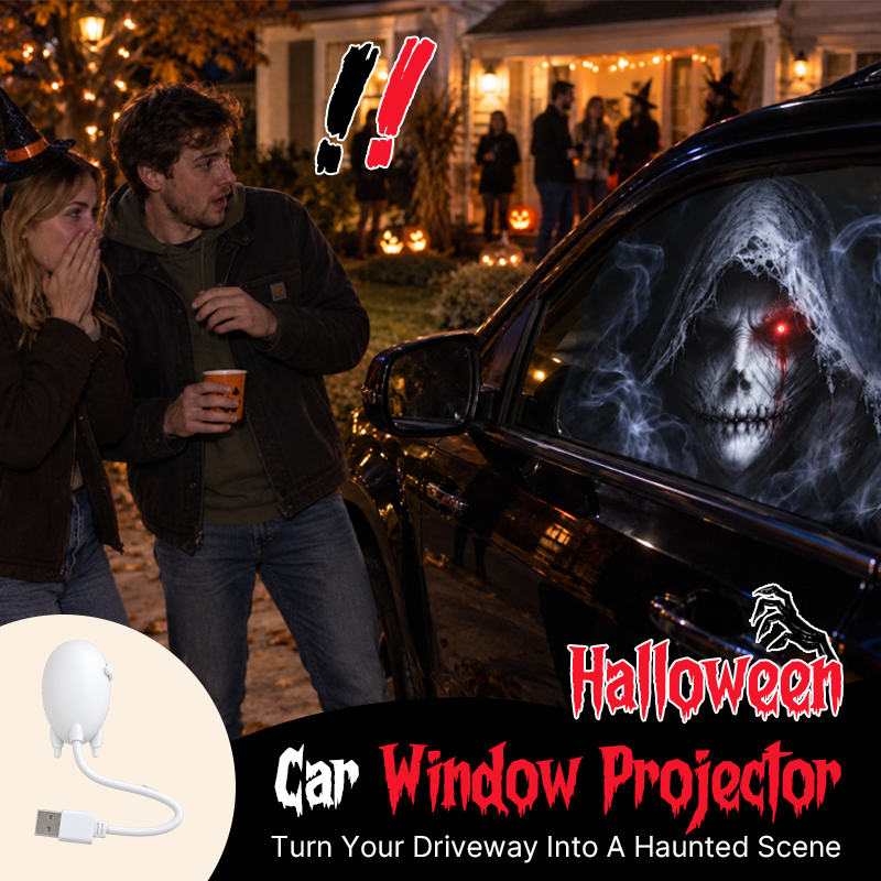 👻 Halloween Car Window Projector