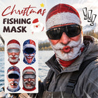 🎣🎄 Christmas Funny Fishing Face Cover – Festive Prank Mask For Anglers!