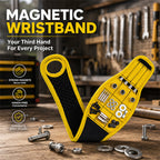 🛠️ Elegant Collectible Magnetic Wristband Tool Holder, Heavy-Duty Handmade Oxford Cloth Hardware Storage Wrist Band, Holiday Practical Gift for Handymen & Carpenters