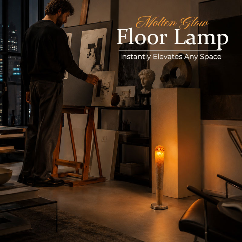 🔥🌋Molten Glow Floor Lamp
