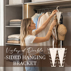 🔥Limited-time offer: Buy one, get one free.🏡V-shaped Double-sided Hanging Bracket