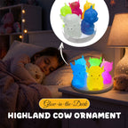 📢📢LAST DAY SALE 50% OFF🐮Highland Cow Glow-in-the-dark Ornament🌙