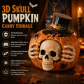 🎃🍬👻Trick-or-Treat | Skull Pumpkin Candy Jar