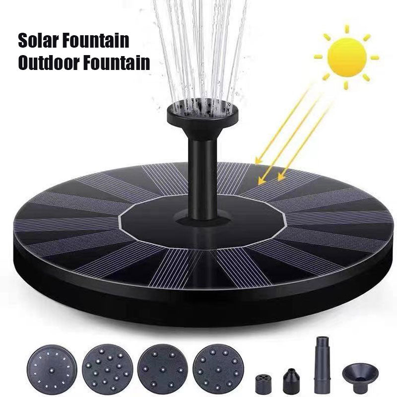 Hot Sale🔥⛲ Solar Fountain, Solar Powered Bird Bath Fountain Pump