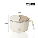 💕304 Stainless Steel Multi-Purpose Anti-Scald Large-Capacity Instant Noodle Bowl Set