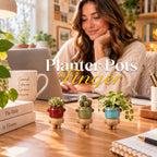 🤏 Cute Finger Shaped Planter Pots – Fun Mini Succulent Pot Set!