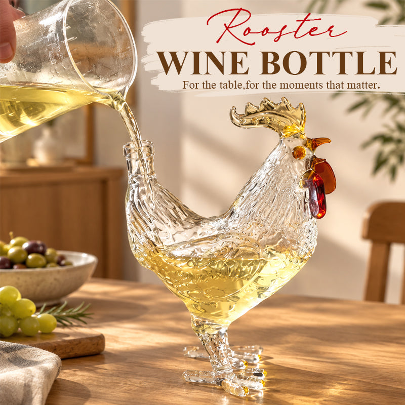 🐓 Rooster-Shaped Liquor Infusion Bottle — Quirky Star For Your Dinner Table!