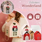 🏠 Christmas Cottage Gift Box – Reusable House‑Shaped Festive Present Packaging