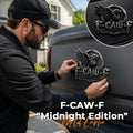 🦅F-CAW-F "Midnight Edition" Metal Emblem - Premium Attitude Decal