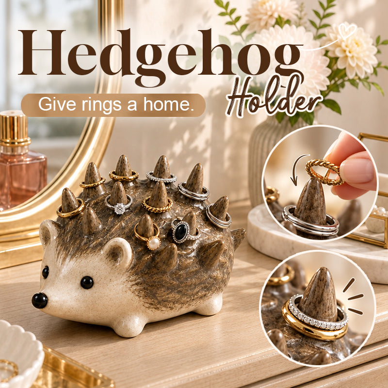 🦔 Hedgehog Ring Holder | Cute Woodland Jewelry Vibe