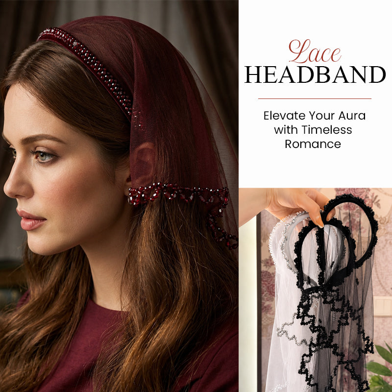 ⏳LAST DAY SPECIAL PRICE: ￡7.99!!🎀Lace Headband