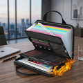 🔥 Fire-Resistant Document Organizer Bag – Large Capacity A4 File Storage Case