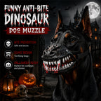 Funny Anti-Bite Dinosaur Dog Muzzle