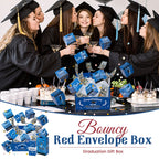 🎓 Bouncy Red Envelope Box Graduation Gift Box