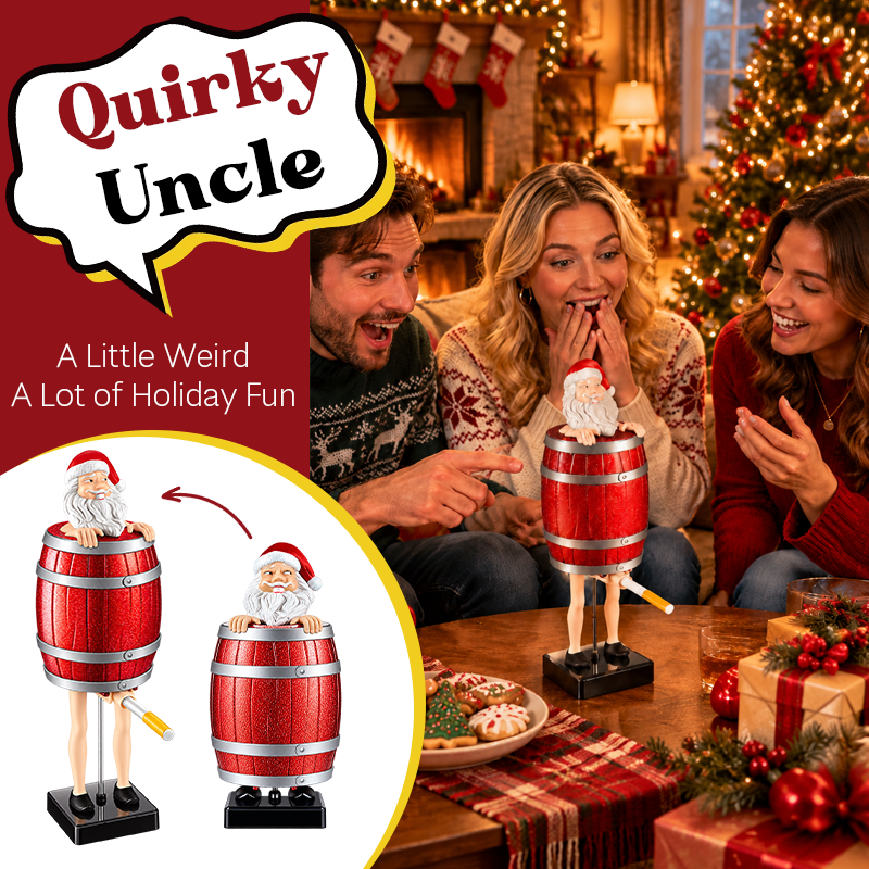 🎅 Quirky Santa Novelty Storage Box – Fun Adult White Elephant Gift!