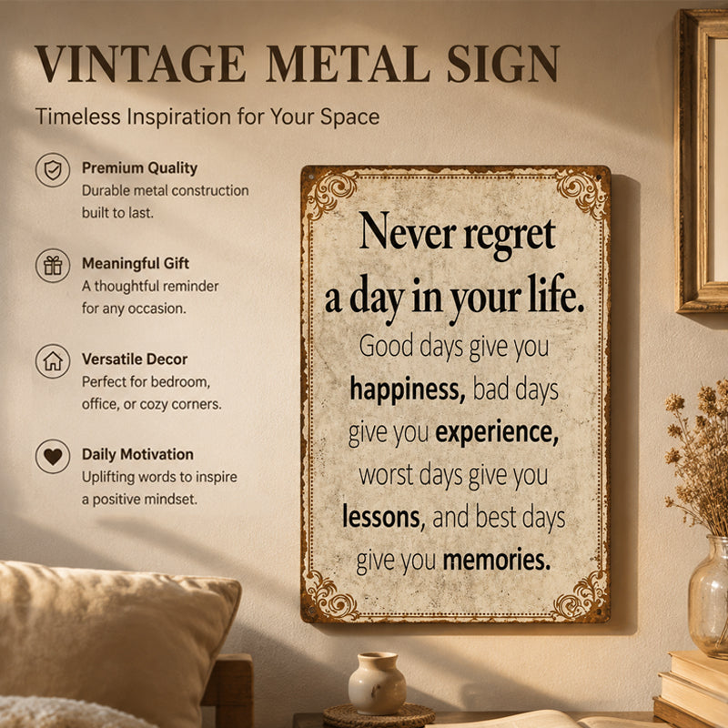 🕰️ Retro Inspirational Wall Accent