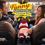 🎅 Cheeky Santa Tissue Holder – Hilarious Christmas Gag Accessory!