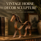 🐎 Artistic Metal Horse Sculpture ✨ Timeless Vintage‑Patina Home Accent