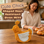Cute Chick Shaped Heat Resistant Oven Mitt 🐥✨🍳