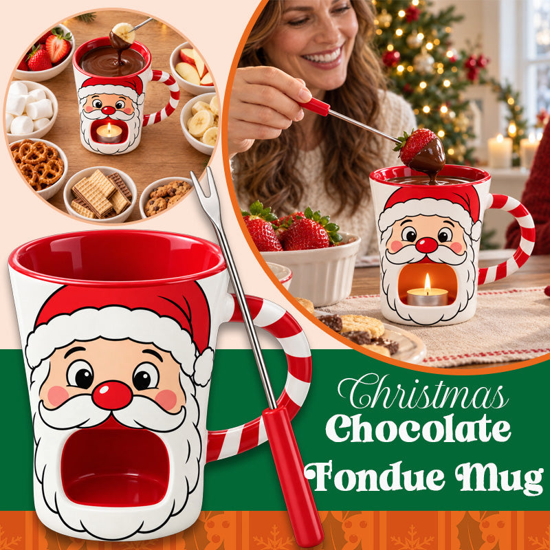 🍫 Christmas Chocolate Fondue Mug