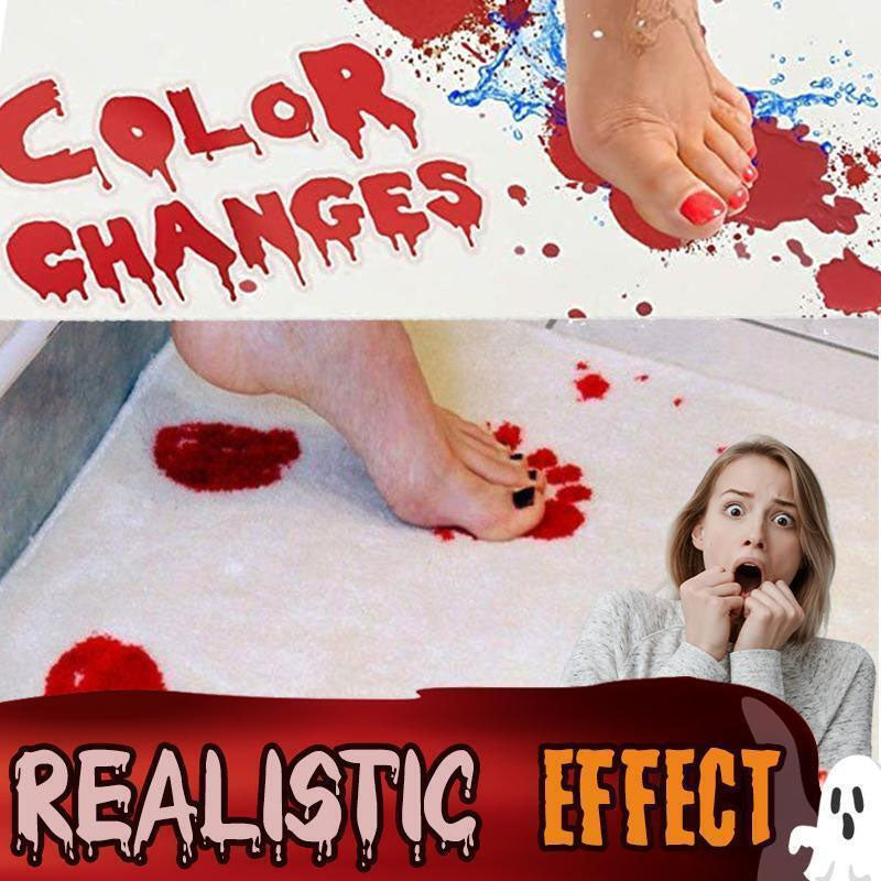 🎁Early Halloween Promotion🎃-Halloween Bloody Color Changing Bath Mat