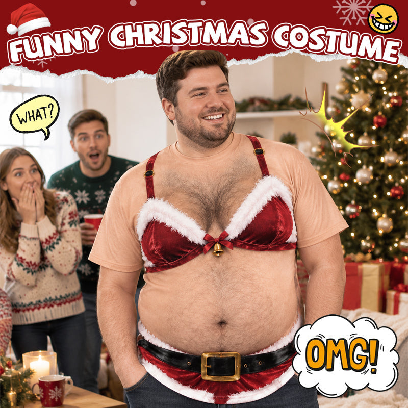 🎄 Funny Christmas Illusion Costume — Instant Party Laughs!