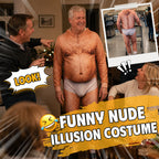 😂Funny Nude Illusion Costume – Hilarious Novelty Prank Outfit