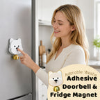 🐶 Cute West Highland White Terrier Adhesive Doorbell & Fridge Magnet